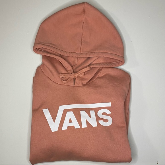 Vans Sweaters - PENDING Woman’s Vans Hoodie with Pockets Pink Pastel New Without Tags